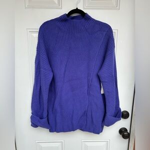 Athleta Vibrant Purple Knit Sweater